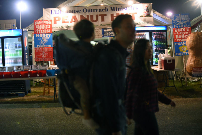 Tuesday night at the National Peanut Festival